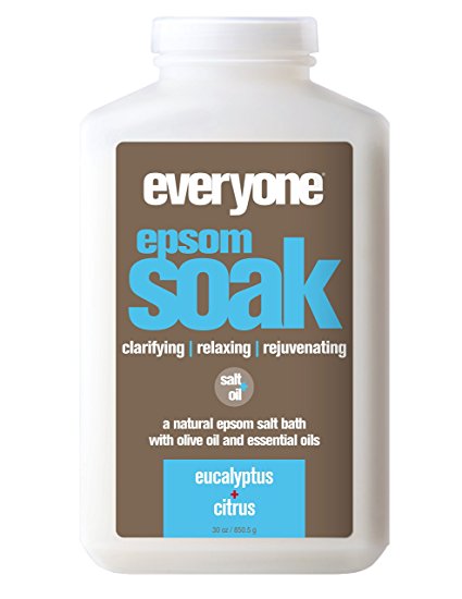 Everyone Natural Epsom Soak, Eucalyptus & Citrus, 30 Ounce