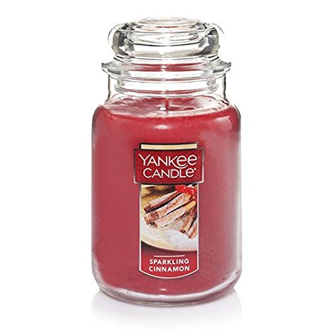 Yankee Candle Large Jar Candle, Sparkling Cinnamon