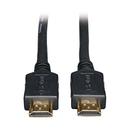 Tripp Lite High Speed HDMI Cable, Ultra HD 4K x 2K, Digital Video with Audio (M/M), Black, 20-ft. (P568-020)