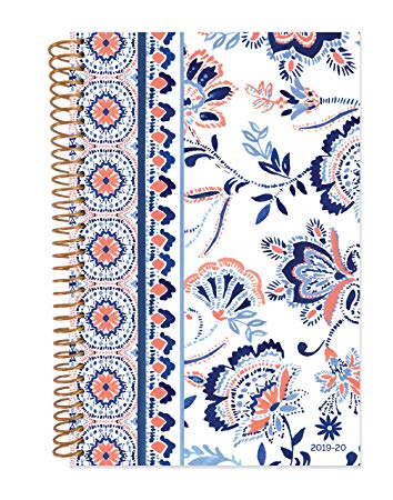 bloom daily planners 2019-2020 Academic Year Day Planner Calendar (August 2019 Through July 2020) - 6” x 8.25” - Weekly/Monthly Yearly Agenda Organizer with Tabs - Paisley