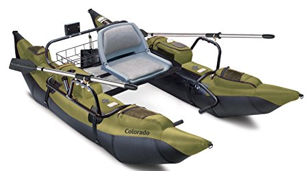 Classic Accessories Colorado Inflatable Pontoon Boat With Motor Mount