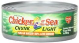 Chicken of the Sea Tuna Chunk Light in Water 50 Low Sodium 5-Ounce Cans Pack of 24