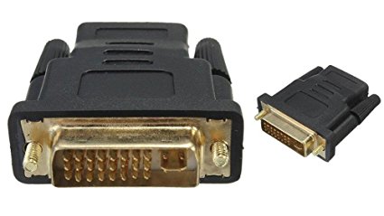 Antkeet Dual Link DVI-I 24 5Pin Male To HDMI Female Converter Adapter Plug For HDTV LCD