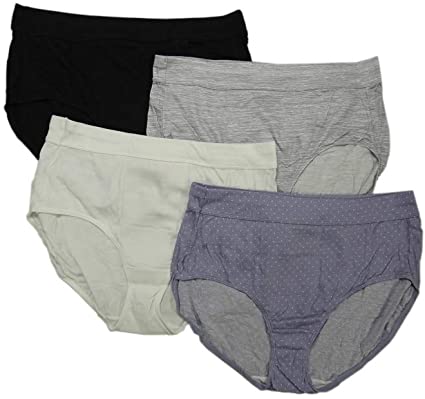 Bali Women 4-Pack Cotton Modal Ultra Soft Brief Panty