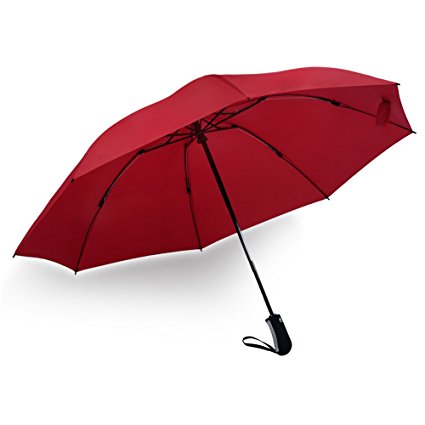 Inverted Reverse Folding Travel Umbrella Automatic Lightweight Compact Portable Windproof Rain Brolly for Men and Women