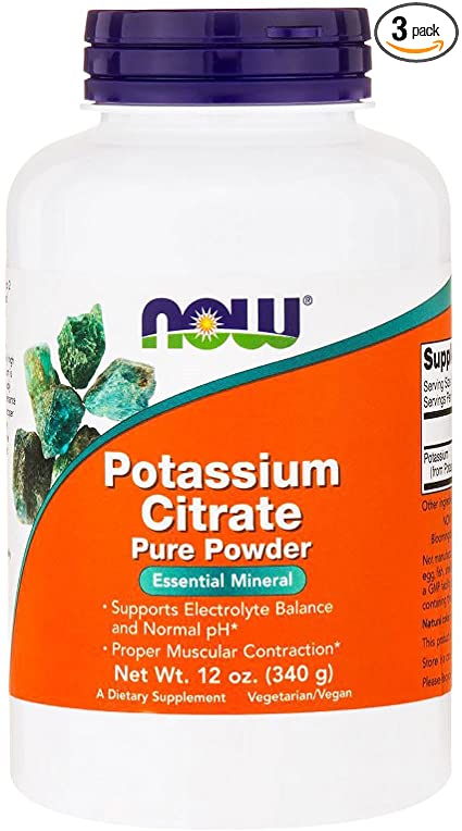 Now Foods, Potassium Citrate Pure Powder, 12 oz (340 g)