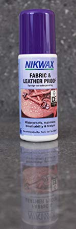 Nikwax Unisex's Fabric and Leather Waterproofer, Transparent, 125 ml