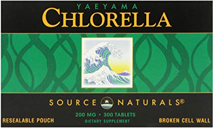 Source Naturals Yaeyama Chlorella, 200mg, 300 Tablets