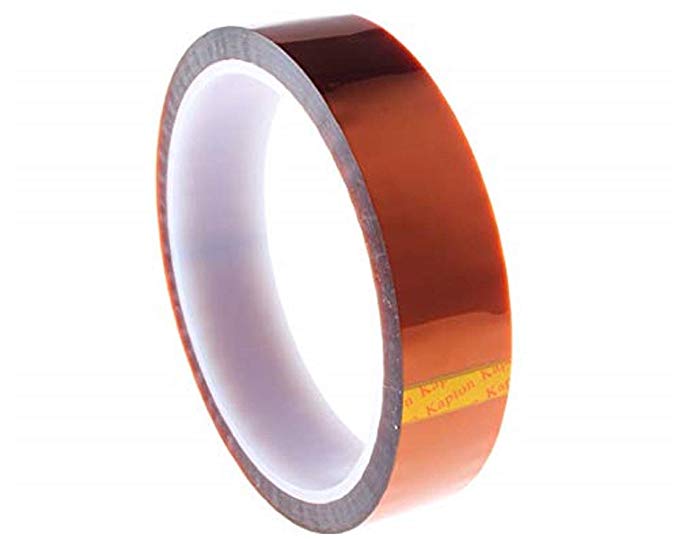 Gold Kapton Tape - 1 Mil Polyimide 25 mm (1 inch) X 100ft