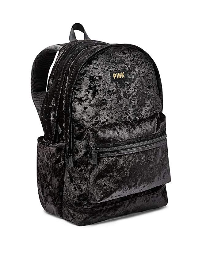 Victoria's Secret Pink Campus Backpack Black Velvet