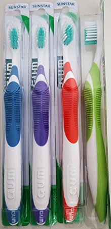 GUM 491 Technique Classic Toothbrush - Soft - Compact (6 Pack)