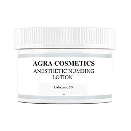 AGRA COSMETICS, 5% Lidocaine, for Deeper Penetration, Topical Numbing Cream, Local and Anorectal Discomfort, 2 fl.oz