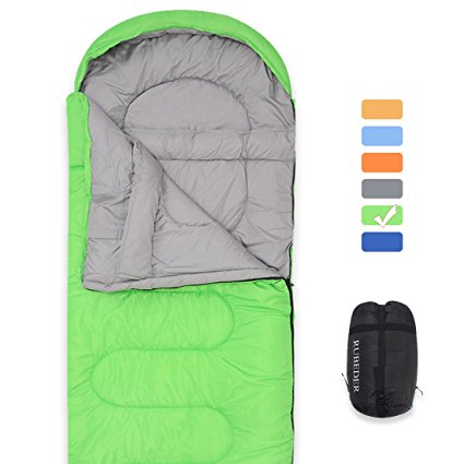Sleeping Bag – Envelope Mummy Lightweight Portable, Waterproof Sleeping Bags, Comfort With Compression Sack - Perfect for 3-4 Season Traveling,Camping,Hiking,Backpacking and Outdoor Activities