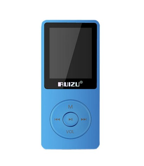 RUIZU X02 4GB LCD Screen Sport MP3 Player with FM Radio BLUE