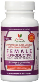 Activa Naturals Female Reproductive System Health Supplement 60 Count