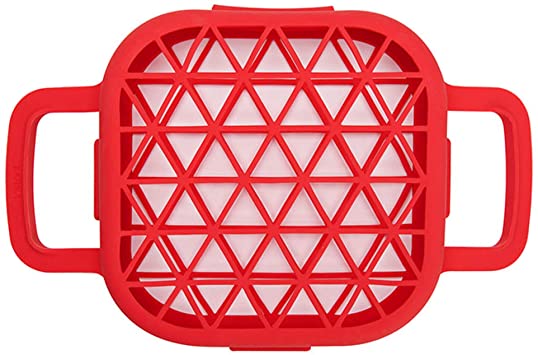 Instant Pot Accessory Official Air Fryer Silicone Tray, One size, Red