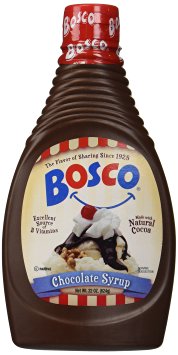 The Original Bosco Chocolate Syrup - 22 oz Squeeze Bottle all nature