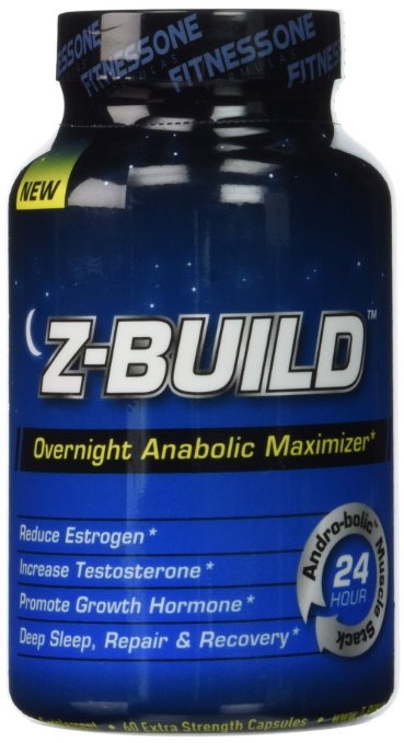 Z-BUILD--OVERNIGHT ANABOLIC MUSCLE BUILDER--60 Capsules: Scientifically designed to promote deeper sleep while maximizing both anabolic muscle support through increased testosterone levels, reduced estrogen, and accelerated recovery speed.
