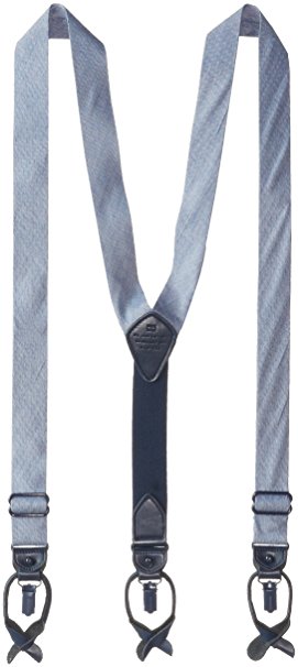 Tommy Hilfiger Men's 32mm Tubular Herringhone Suspenders