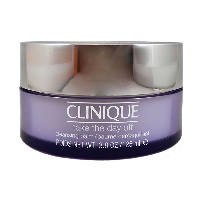 Clinique Take The Day Off Cleansing Balm - makeup removers (Makeup cleansing balm, Combination skin, Dry skin, Normal skin, Oily skin, Sensitive skin, Wet skin, Pot, - Use fingertips to massage balm over dry skin. - Rinse well with warm water. Pat dry.)