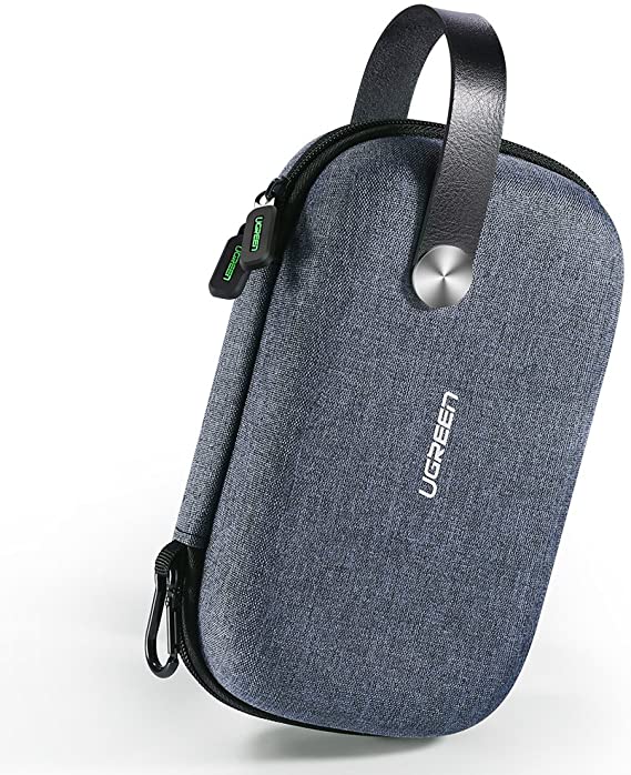 UGREEN Case Elektronische Tasche Elektronik Organizer Kabeltasche Etui Reise Organisation Powerbank Tasche untrestützt für Festplatten, Mobil Zubehör, Kabel,USB Stick, SD Karten Lautsprecher GPS usw.