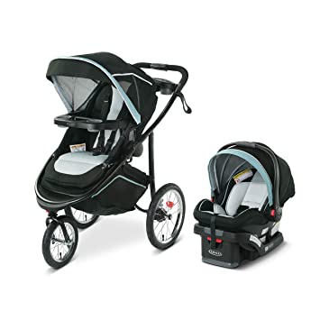 Graco Modes Jogger 2.0 Travel System | Includes Jogging Stroller and SnugRide SnugLock 35 LX Infant Car Seat, Ferris