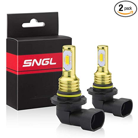 SNGL 9005 LED Fog Light Bulbs yellow 3000k Extremely Bright High Power 9005 HB3 LED Bulbs for DRL or Fog Light Lamp Replacement