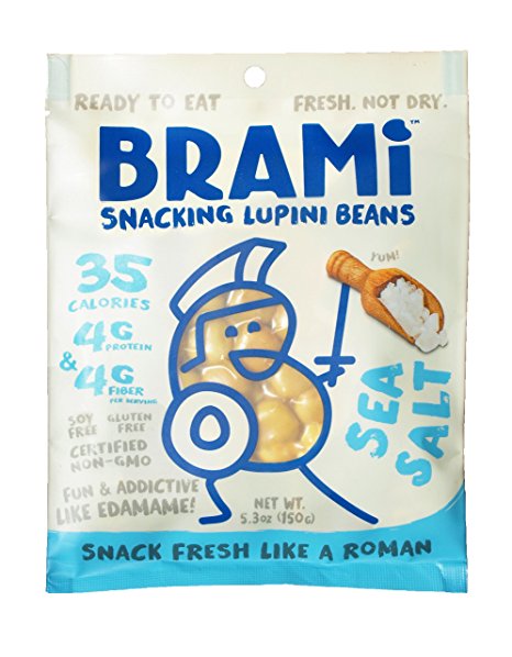 BRAMI Snacking Lupini Beans - Sea Salt (8 Pack)