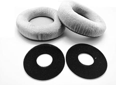 VEKEFF K701 Earpads Replacement Ear Cushions Pad Covers for AKG K702 701 Q702 K601 K612 K712 Pro Headphones (Gray)