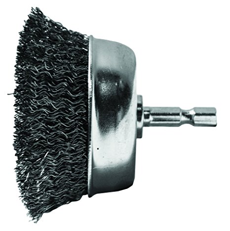 Century Drill and Tool 76223 Fine Drill Cup Wire Brush, 2-3/4-Inch