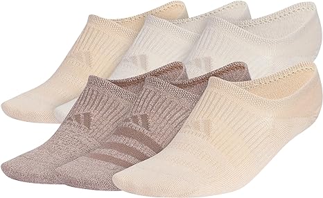 adidas womens Superlite 3.0 Super No Show Athletic Socks (6-pair) Ultra Low-profile With Targeted Cushion