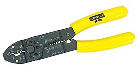 Stanley 84-199 10 Gauge to 26 Gauge Stranded and 8 Gauge to 22 Gauge Solid Electrical Stripper Plier