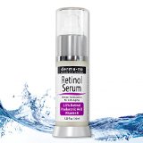 Retinol Serum 25 with Hyaluronic Acid Serum and Vitamin E By Derma-nu - Best Anti Aging Serum for Fine Lines and Wrinkles - Clinically Proven Skin Treatment for the Face - 100 Guaranteed - 125oz bottle