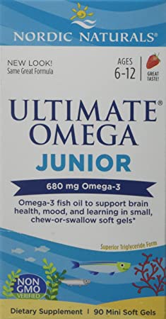 Nordic Naturals Ultimate Omega Junior, 680mg 90 Softgels, 90 Capsules