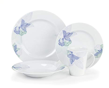 Cuisinart CDP01-S4OP Pannes Collection 16-Piece Porcelain Dinnerware Set