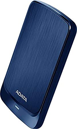 ADATA HV320 4TB Sleek Light Portable USB 3.1 External Hard Drive HDD with Shock Sensor and E2E Data
