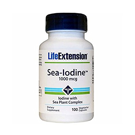 Life Extension Sea-Iodine 1000 mcg Capsules, 100 Count