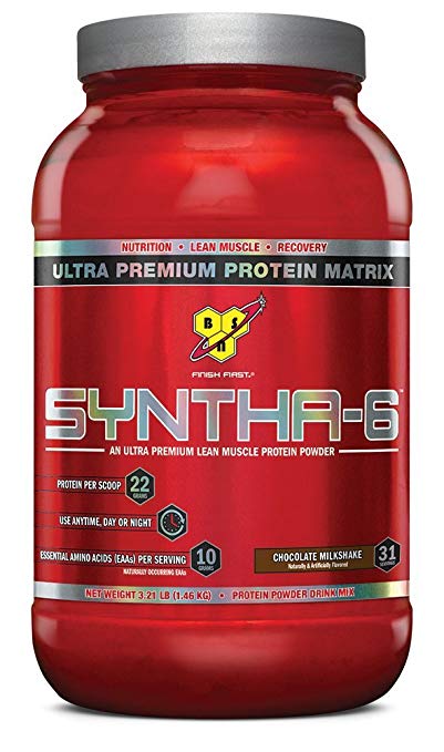 BSN SYNTHA-6 Ultra Premium Protein Powder, 3.21 lbs, 31 Servings (Chocolate Milkshake)