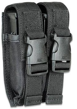 Ultimate Arms Gear Universal Dual Double Stack Pistol Magazine Pouch/Belt Holster