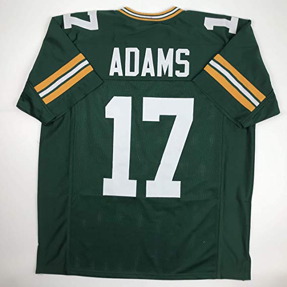 Unsigned Davante Adams Green Bay Green Custom Stitched Football Jersey Size Men's XL New No Brands/Logos