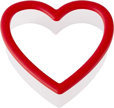 Red Heart Comfort Grip Cookie Cutter Wilton Valentines Day (Heart)