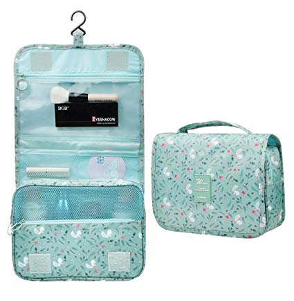 Vercord Hanging Toiletry Bag Portable Travel Organizers Cosmetics Makup Bag Case Shaving Kit