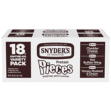 Snyder's of Hanover Pretzel Pieces Variety Pack, 2.25 Ounce, 18 Count