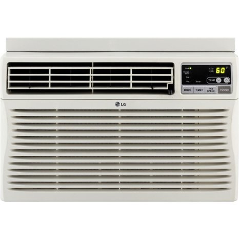 LG 8,000 BTU Window-Mounted Air Conditioner with Remote Control (115 volts) - LW8012ER