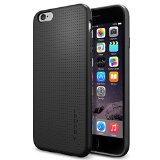 iPhone 6 Case Spigen SOFT-FLEX Soft TPU Case Capsule Black Premium Flexible Soft TPU  Extra Grip Case for iPhone 6 2014 - Black SGP11019