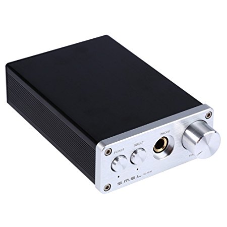 SMSL SD793-II PCM1793 DIR9001 DAC Digital Audio Decoder amplifier - Silver