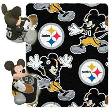 NFL Mickey Mouse Hugger with Throw
