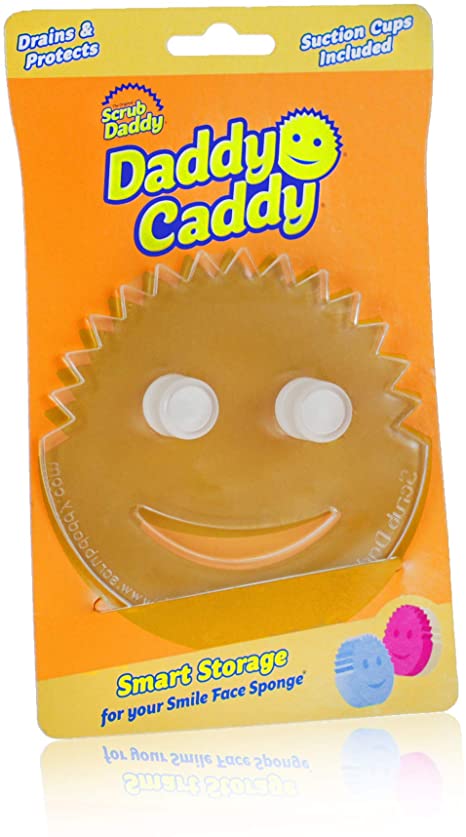 Daddy Caddy Rangement intelligent pour éponges Smile Face