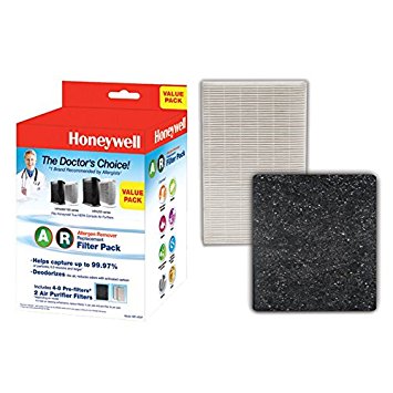 Honeywell HRF-ARVP True HEPA Filter Value Combo Pack, White