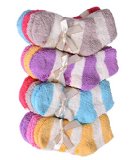 No-Slip Fuzzy Socks  Animal Toe Socks  Unisex Cotton Socks 6-Pack and 12-Pack
